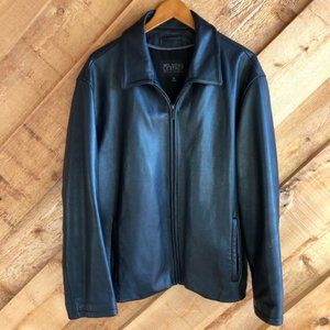 Wilsons Pelle Studio Black Men's Leather Jacket